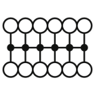 Phoenix Contact - PTFIX 12X1,5-G-FE - Bloc répartiteur PTFIX