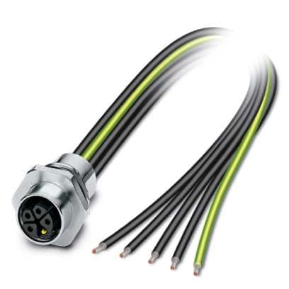 Phoenix Contact - Embases paroi avant - SACC-E-M12FSK-4PE-M16XL/0,2