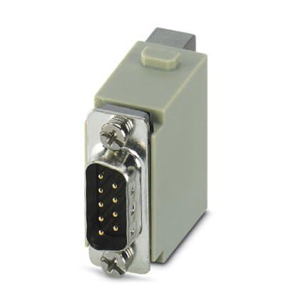 Phoenix Contact - HC-M-DSUB-09-UT-M - Module à élément de contact HC-M-DSUB-09-UT-M