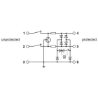Phoenix Contact - TTC-6-3-HF-M-12DC-PT-I - Parafoudre 3 fils HF 12VDC Push-in