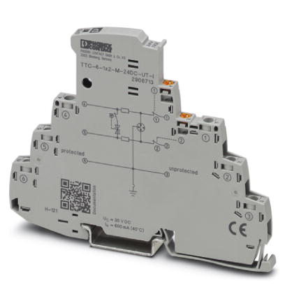 Phoenix Contact - TTC-6-1X2-M-24DC-UT-I -  Parafoudre 4-20mA 24VDC Vissé/Vissé