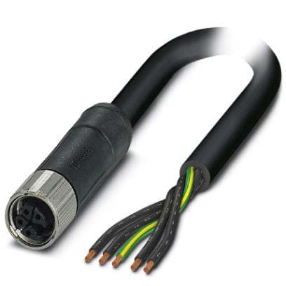 Phoenix Contact - Câble POWER, 5 pôles, PVC, M12 femelle droit, Ext. Libre, K, 1,5 m