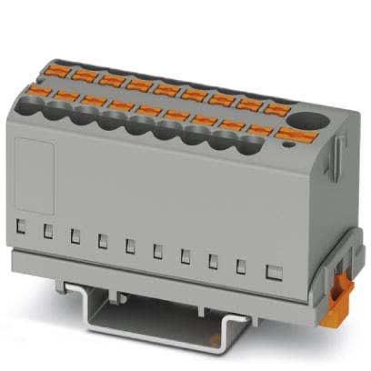 Phoenix Contact - PTFIX 6/12X2,5-NS35 GY - Bloc répartiteur PTFIX
