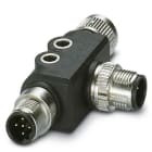 Phoenix Contact - Répartiteur en T, 5 pôles, PROFIBUS, M12 femelle droit, 2 x M12 mâle droit, B