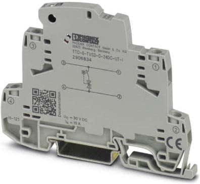 Phoenix Contact - TTC-6-TVSD-D-24DC-UT-I - Parafoudre à diode C1 - 24VDC Vissé/Vissé