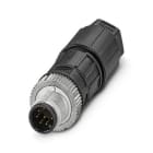 Phoenix Contact - Connecteur M12, codage A, mâle droit, 8 pôles, IDC, non blindé, diam. 3 à 7 mm