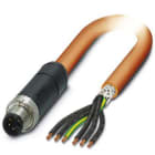 Phoenix Contact - Câble POWER, 6 pôles, PUR, blindé, M12 mâle droit, Ext. Libre, M, 5 m