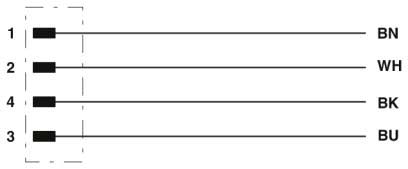 Phoenix Contact - Câble POWER, 4 pôles, PVC, M12 femelle droit, Ext. Libre, L, 5 m