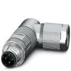 Phoenix Contact - Connecteur M12, codage D, mâle coudé, 4P, à sertir, blindé, diam. 4.5 à 7.5 mm