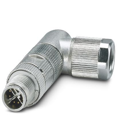 Phoenix Contact - Connecteur M12, codage X, mâle coudé, 8P, à sertir, blindé, diam. 6.5 à 10 mm