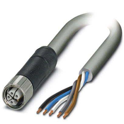 Phoenix Contact - Câble POWER, 5 pôles, PVC, M12 femelle droit, Ext. Libre, L, 3 m