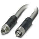 Phoenix Contact - Câble POWER, 5 pôles, PUR, M12 mâle droit, M12 femelle droit, L, 0,6 m
