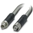 Phoenix Contact - Câble POWER, 5 pôles, PUR, M12 mâle droit, M12 femelle droit, L, 3 m