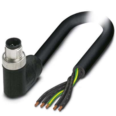Phoenix Contact - Câble POWER, 5 pôles, PVC, M12 mâle coudé, Ext. Libre, K, 3 m