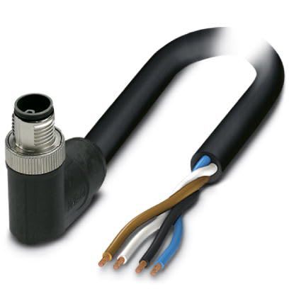 Phoenix Contact - Câble POWER, 4 pôles, PUR, M12 mâle coudé, Ext. Libre, L, 10 m