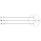 Phoenix Contact - EO-J/PT - Prise électrique pour armoire