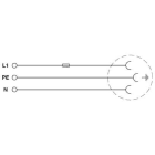 Phoenix Contact - EO-CF/UT/F - Prise électrique pour armoire