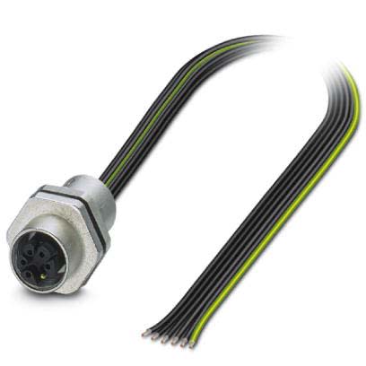 Phoenix Contact - Embases paroi avant - SACC-E-M12FSM-5PE-M16XL/0,2