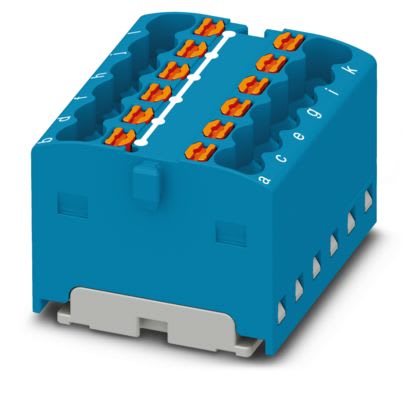 Phoenix Contact - PTFIX 12X1,5 BU - PTFIX 12X1,5 BU - Bloc répartiteur PTFIX