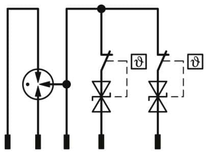 Phoenix Contact - TTC-6P-2X1-48DC-I-P - Fiche Parafoudre TERMITRAB 2 fils ToR 48VDC