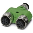 Phoenix Contact - Répartiteur en Y, 3 pôles, M12 mâle droit, M12 femelle droit, A