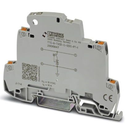 Phoenix Contact - TTC-6-TVSD-C-12DC-PT-I -  Parafoudre à diode - C1 -  2VDC Push-in
