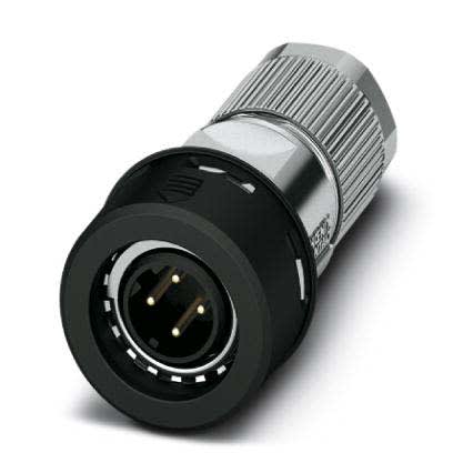 Phoenix Contact - Connecteur M12 Push-pull, cod. D, mâle droit, 4P, à sertir, blindé, 4.5 à 7.5 mm