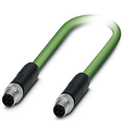 Phoenix Contact - Câble Bus, 4 pôles, Profinet, M8 mâle droit, M8 mâle droit, D, 1 m