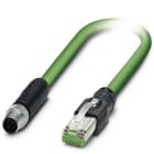 Phoenix Contact - Câble Bus, 4 pôles, Profinet, M8 mâle droit, RJ45, D, 2 m