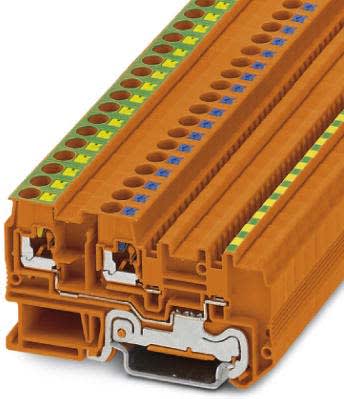 Phoenix Contact - PTIO-IN 2,5/3-PE OG - Bloc de jonction pour capteurs / actionneurs