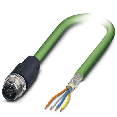 Phoenix Contact - Câble Bus, 4 pôles, Profinet, M12 mâle droit, Ext. Libre, D, 2 m