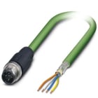 Phoenix Contact - Câble Bus, 4 pôles, Profinet, M12 mâle droit, Ext. Libre, D, 2 m