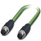 Phoenix Contact - Câble Bus, 4 pôles, Profinet, M12 mâle droit, M12 mâle droit, D, 2 m