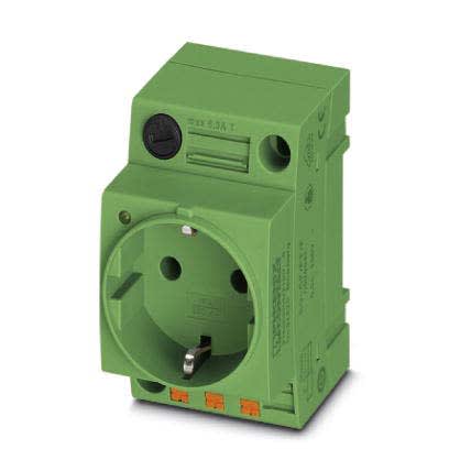 Phoenix Contact - EO-CF/PT/F/GN - Prise électrique pour armoire
