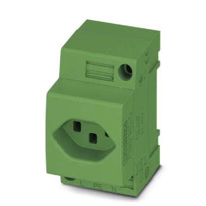 Phoenix Contact - EO-J/UT/GN - Prise électrique pour armoire