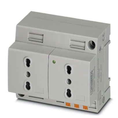 Phoenix Contact - EO-L/PT/SH/LED/DUO - Prise d'armoire double