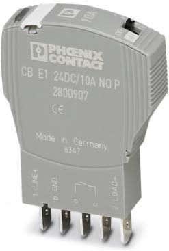 Phoenix Contact - CB E1 24DC/10A NO P - Disjoncteur électronique 1 pôle - 1 NO - 24VDC - 10A
