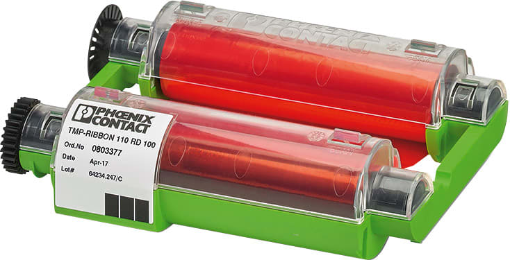 Phoenix Contact - Ruban encreur TMP-RIBBON 110 RD 100