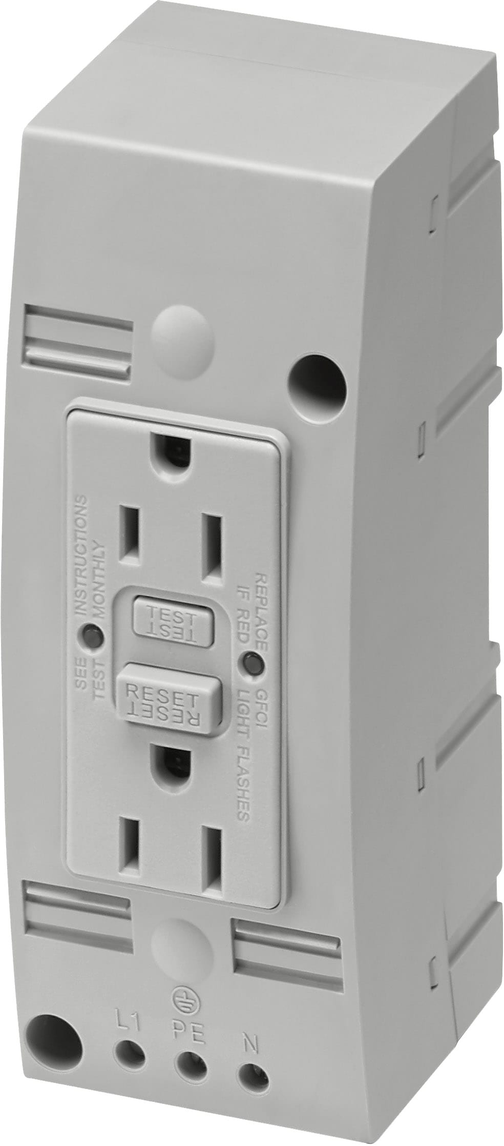 Phoenix Contact - EO-AB/UT/LED/DUO/V/GFI/15 - EO-AB/UT/LED/DUO/V/GFI/15 - Prise d'armoire double