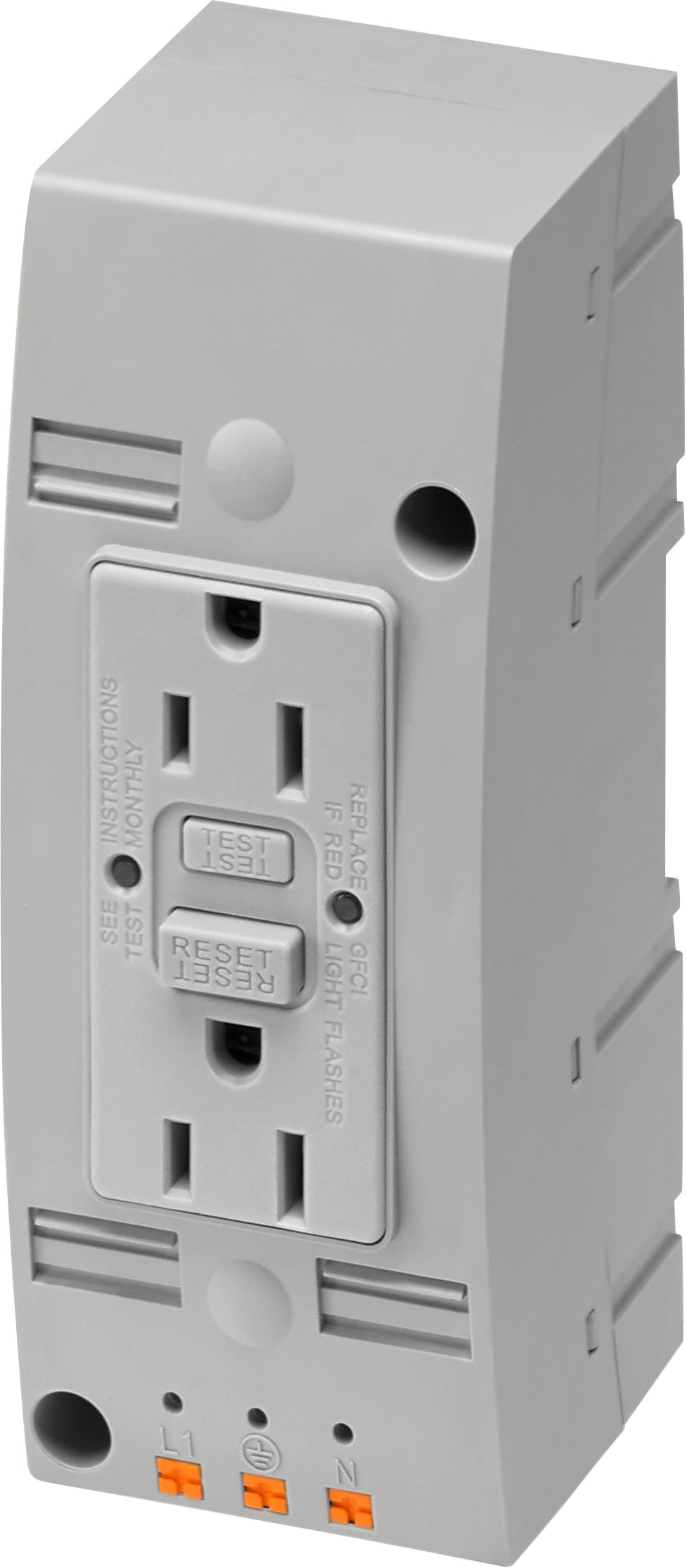 Phoenix Contact - EO-AB/PT/LED/DUO/V/GFI/15 - EO-AB/PT/LED/DUO/V/GFI/15 - Prise d'armoire double