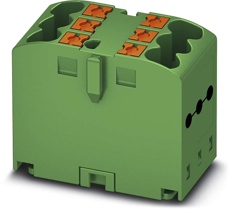 Phoenix Contact - PTFIX 6X2,5 GN - PTFIX 6X2,5 GN - Bloc répartiteur PTFIX