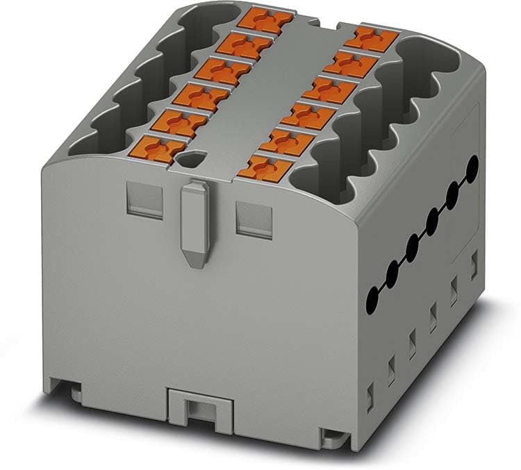 Phoenix Contact - PTFIX 12X2,5 WH - PTFIX 12X2,5 WH - Bloc répartiteur PTFIX