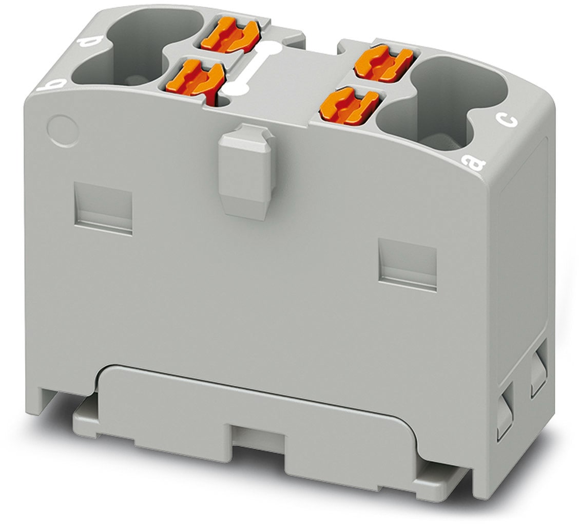 Phoenix Contact - PTFIX 4X1,5 GY - PTFIX 4X1,5 GY - Bloc répartiteur PTFIX