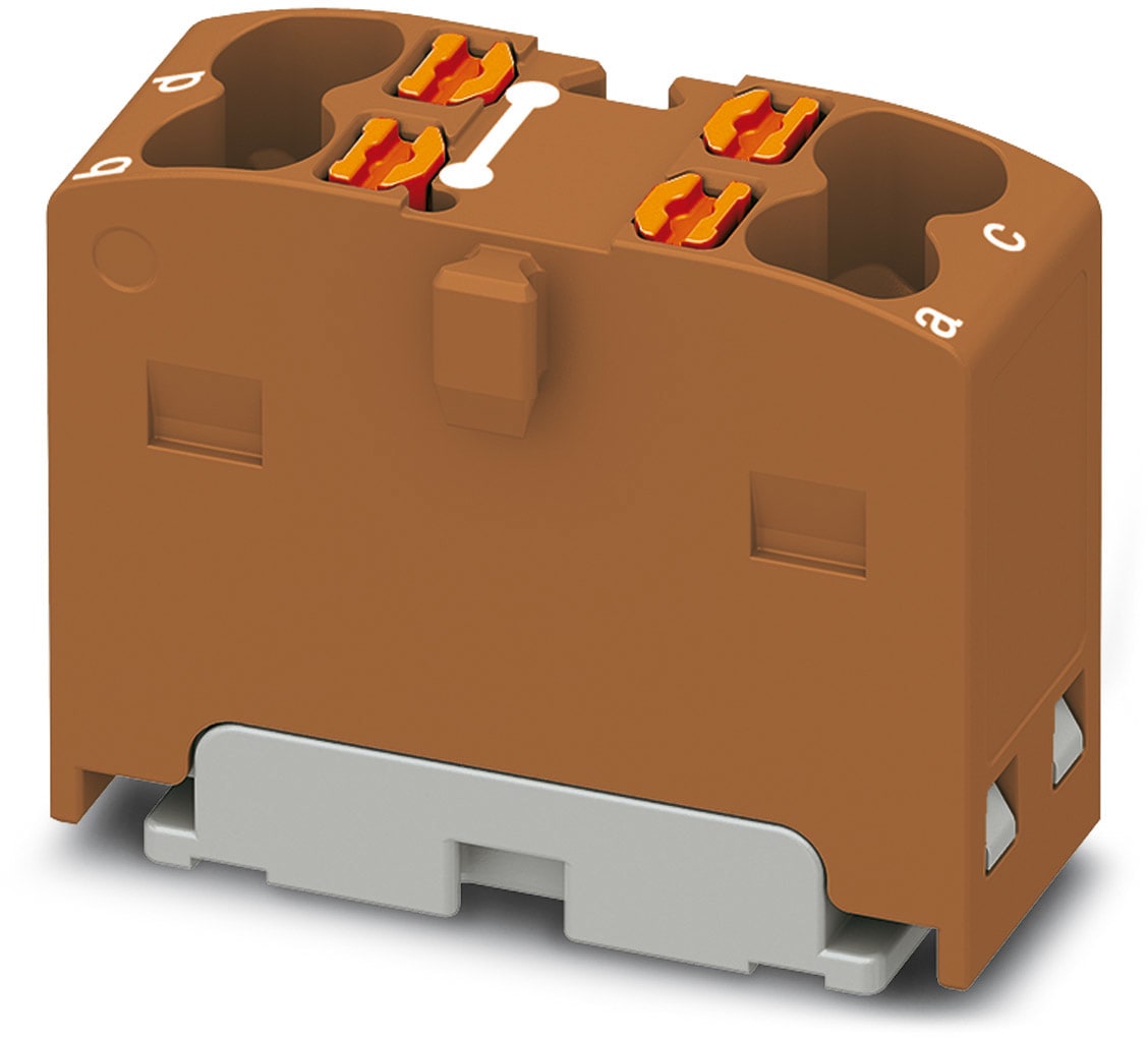 Phoenix Contact - PTFIX 4X1,5 BN - Bloc répartiteur PTFIX