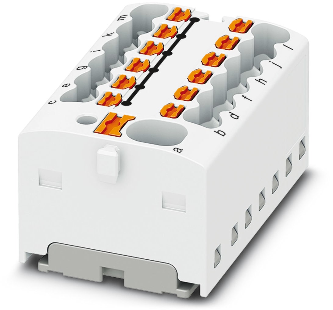 Phoenix Contact - PTFIX 4/12X1,5 WH - PTFIX 4/12X1,5 WH - Bloc répartiteur PTFIX