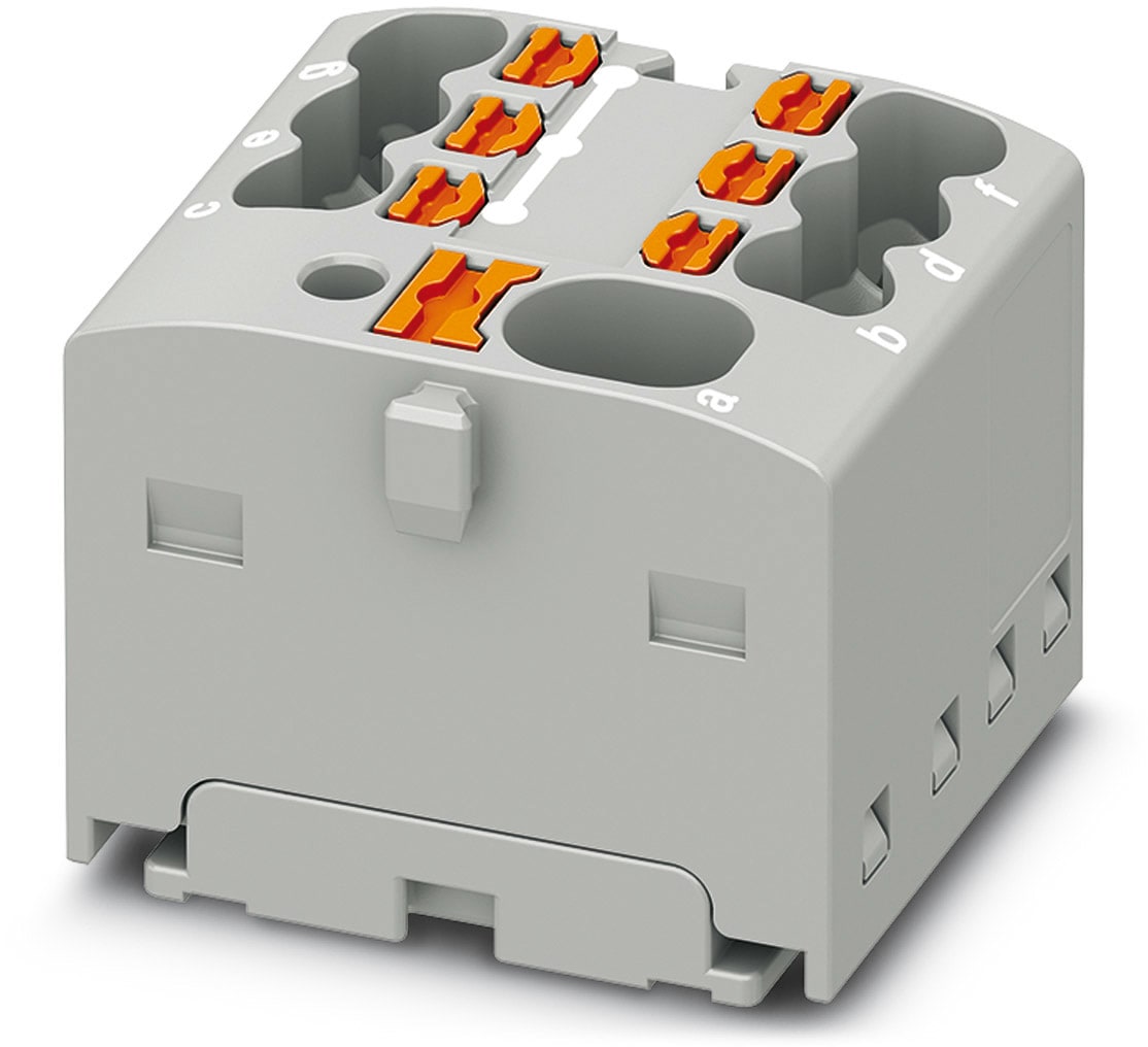 Phoenix Contact - PTFIX 4/6X1,5 GY - PTFIX 4/6X1,5 GY - Bloc répartiteur PTFIX