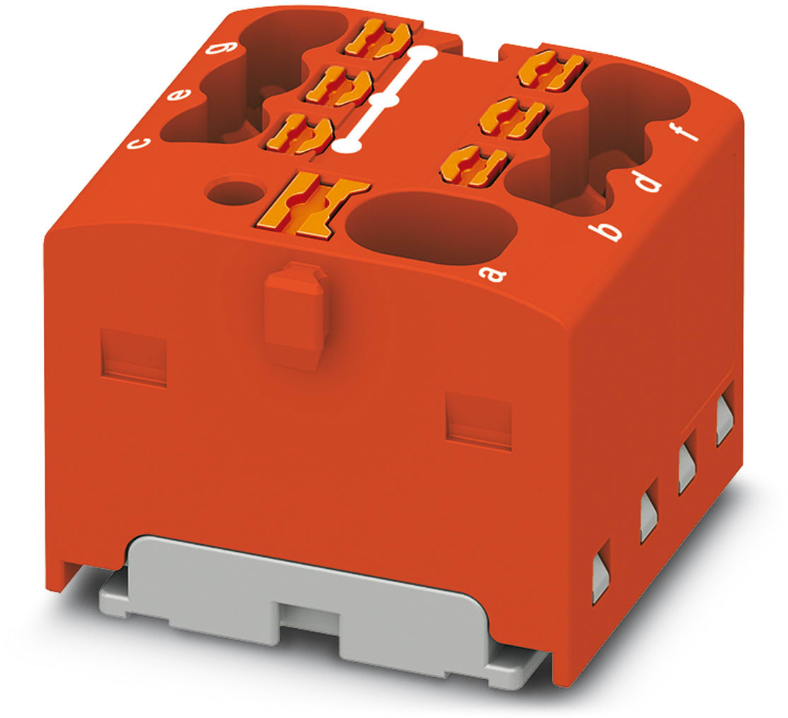 Phoenix Contact - PTFIX 4/6X1,5 RD - PTFIX 4/6X1,5 RD - Bloc répartiteur PTFIX