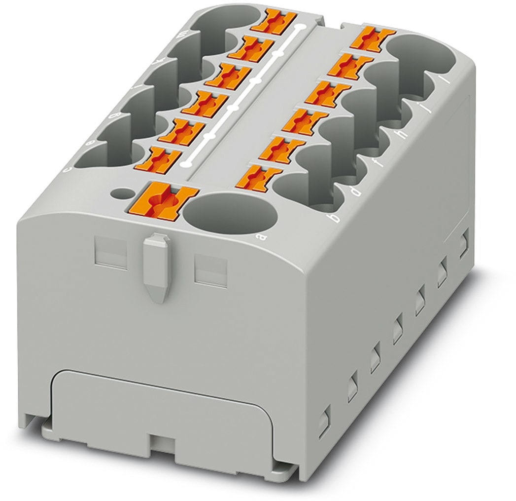 Phoenix Contact - PTFIX 10/12X4 GY - PTFIX 10/12X4 GY - Bloc répartiteur PTFIX