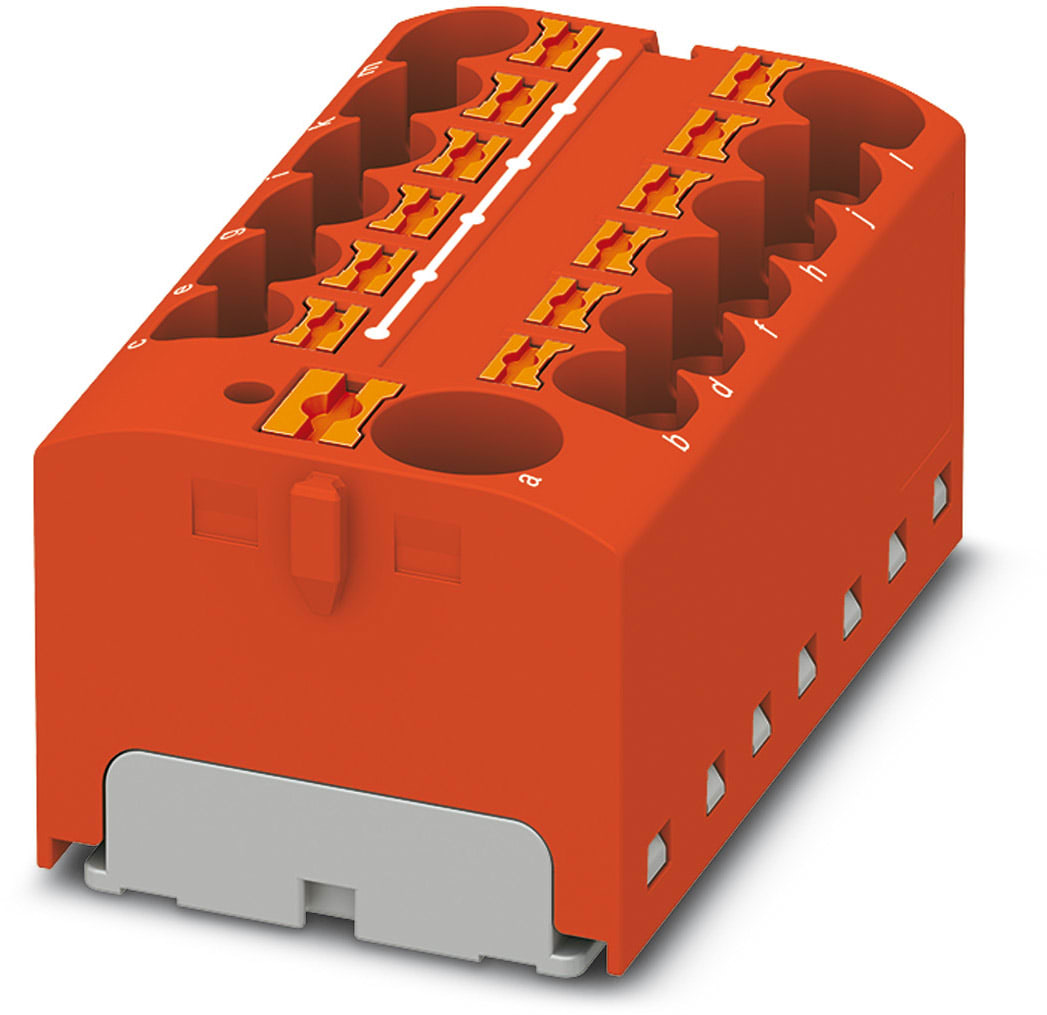 Phoenix Contact - PTFIX 10/12X4 RD - PTFIX 10/12X4 RD - Bloc répartiteur PTFIX
