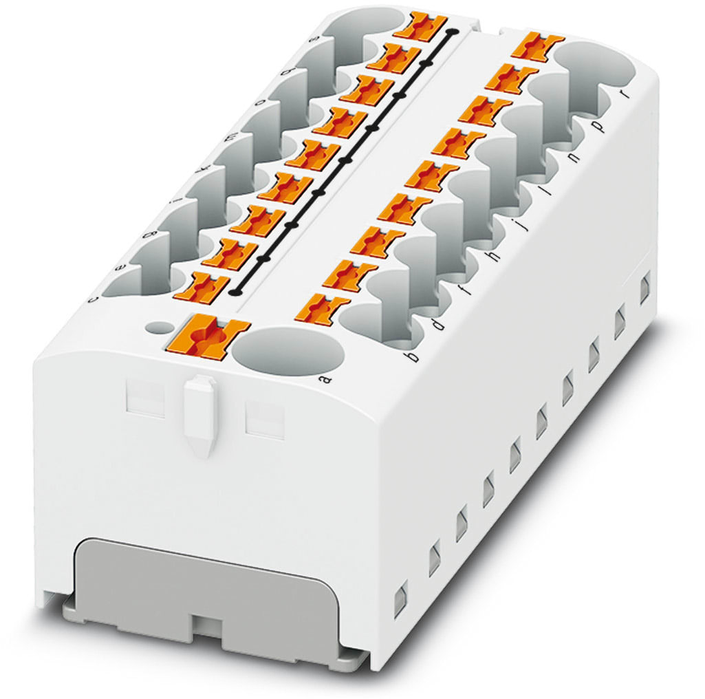 Phoenix Contact - PTFIX 10/18X4 WH - Bloc répartiteur PTFIX
